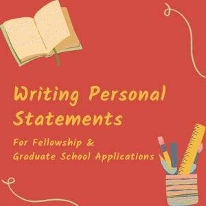 Writing Personal Statements