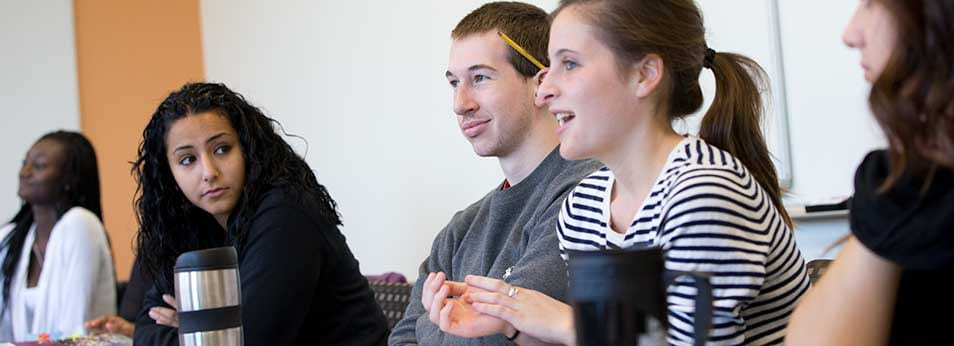 Students in a classroom