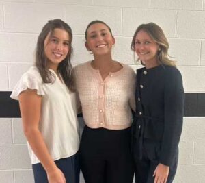 Ella Gasbarro, Audrey Akersten, and Theresa Coyne
